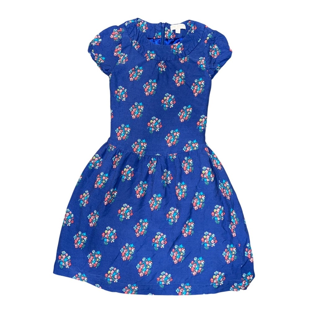 Mini Boden Girls Floral Tea Dress Size 9-10 Y GUC Floral Mini Boden Summer Dress